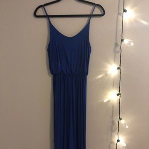 Lush Blue Maxi Dress